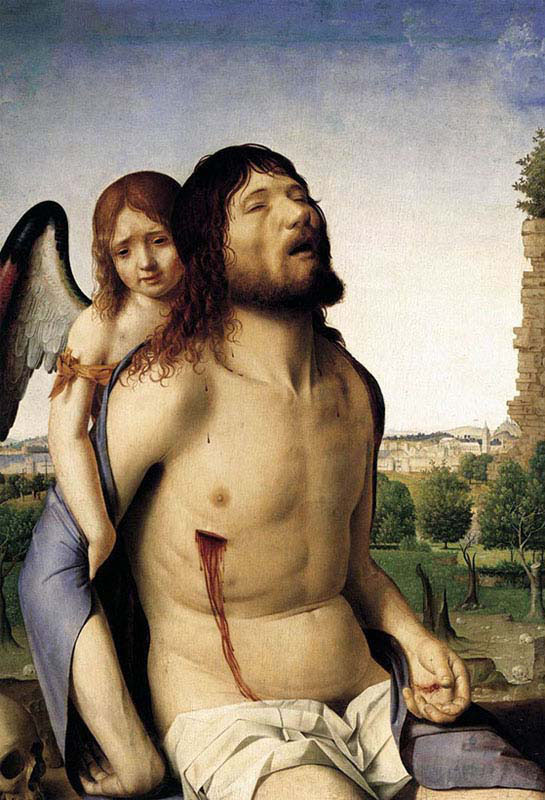 Dead Christ Supported by an Angel